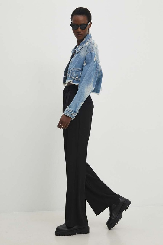 Answear Lab geacă din denim LM011.HWK albastru WW24