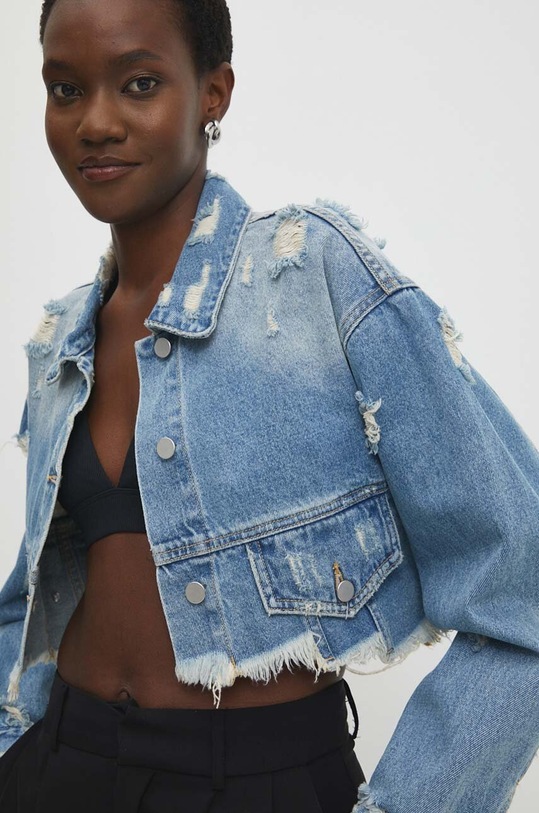 Answear Lab geacă din denim albastru LM011.HWK