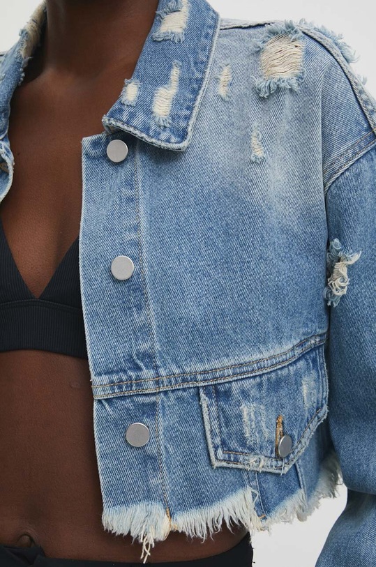 Answear Lab geacă din denim LM011.HWK albastru