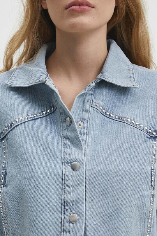 Джинсова куртка Answear.LAB 5760.td блакитний