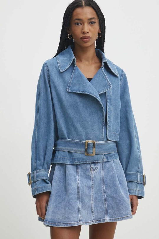Answear Lab geacă din denim necaptusit albastru b9369.IKK