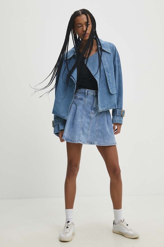 Answear Lab geacă din denim b9369.IKK albastru WW24