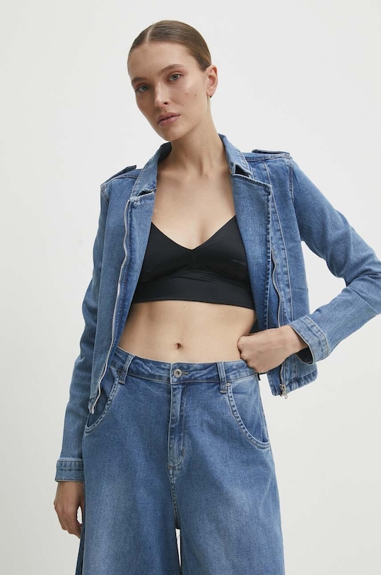 Answear Lab geacă din denim necaptusit albastru f7257.id
