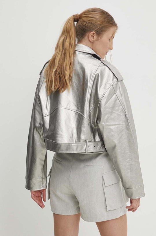 Odzież Answear Lab ramoneska ve023.fjs srebrny