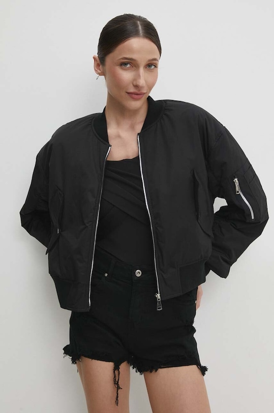 Bunda Answear.LAB čierna 22122.pjs