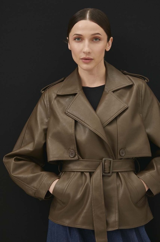 Jakna Answear.LAB AG632.pjs. smeđa