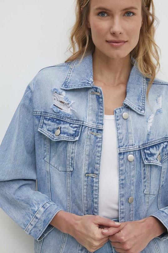 Answear Lab geacă din denim albastru RD8085.HWK