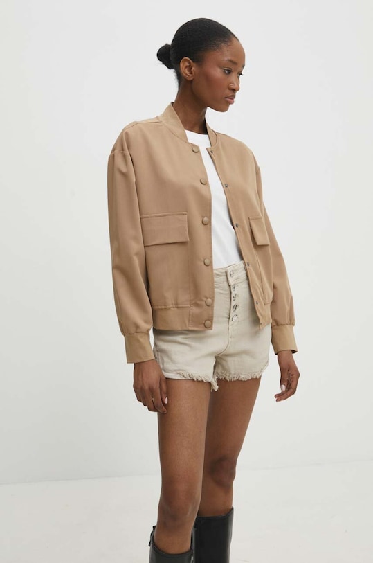 Μπουφάν bomber Answear.LAB άλλο καφέ b746.IJS