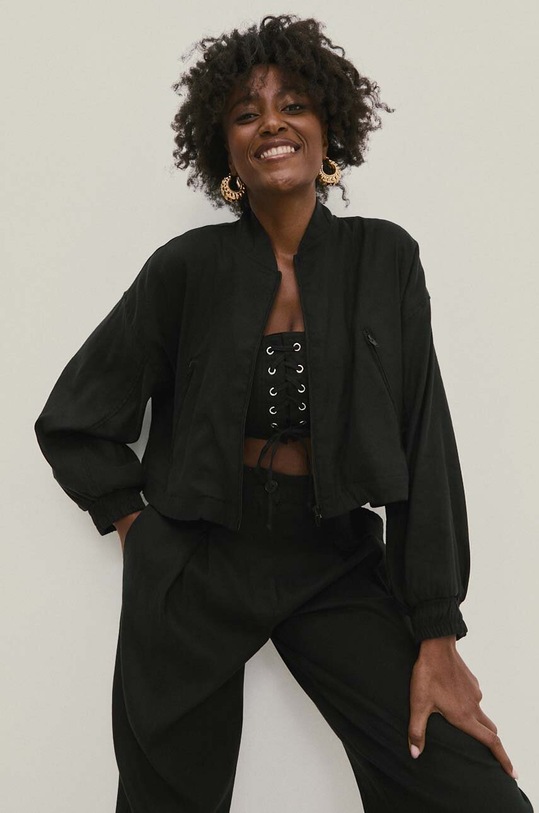 Ленено яке Answear Lab без изолация черен 19696.tjs