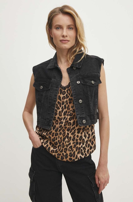 Answear Lab vesta de blugi gri 2155.tjs