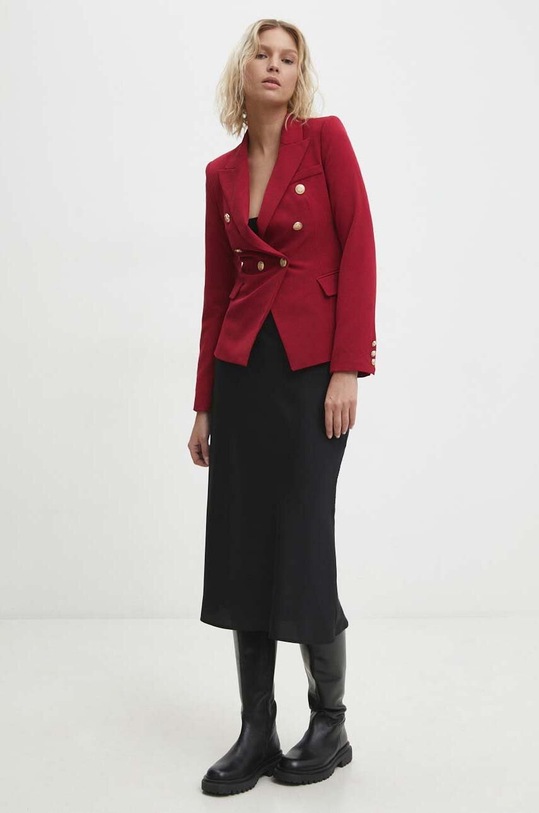 Answear Lab marynarka 1721BX.HWK czerwony WW24