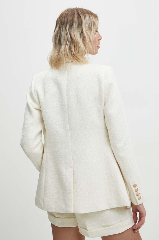 Odzież Answear Lab marynarka z domieszką wełny V287.HWK beżowy