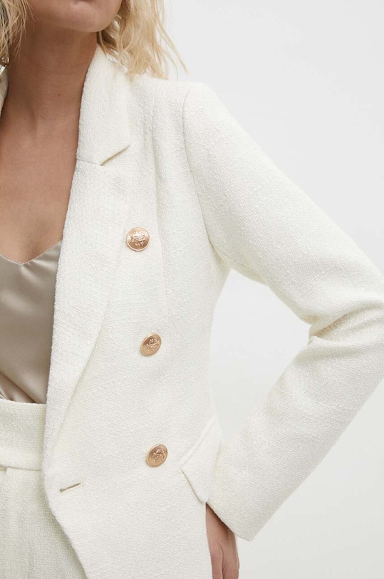 Answear Lab marynarka z domieszką wełny V287.HWK beżowy