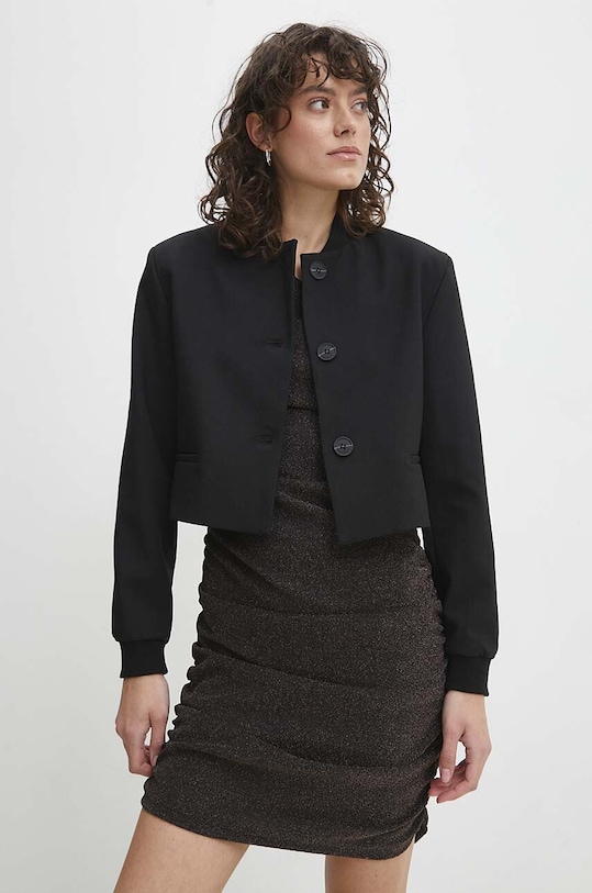 Answear Lab marynarka tkanina czarny 60718.TKK