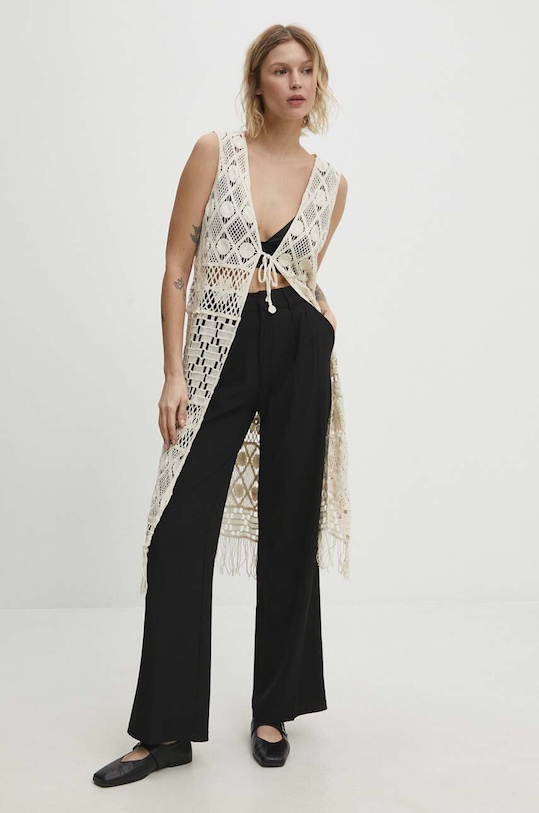 Безрукавка Answear.LAB без підкладки бежевий WF4934.gdb