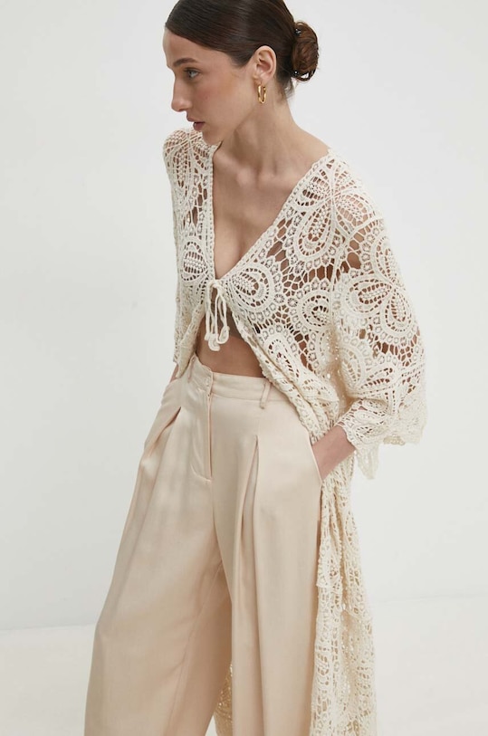 Odzież Answear Lab narzutka WF5196.gdb beżowy