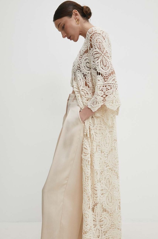 Answear Lab narzutka beżowy WF5196.gdb