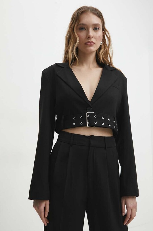 Answear Lab sacou negru 24y51347.tdb