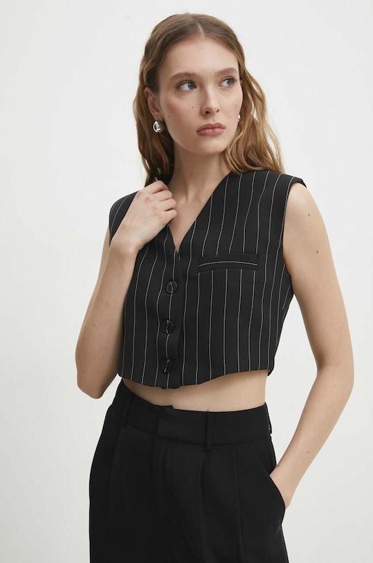 Безрукавка Answear Lab з підкладкою чорний 23y14140.tdb