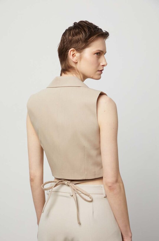 Одяг Безрукавка Answear Lab 22039nv.FKK бежевий