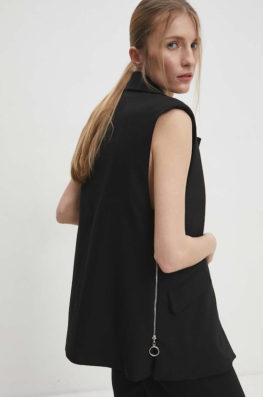 Telovnik Answear.LAB S podlogo črna 5257.td