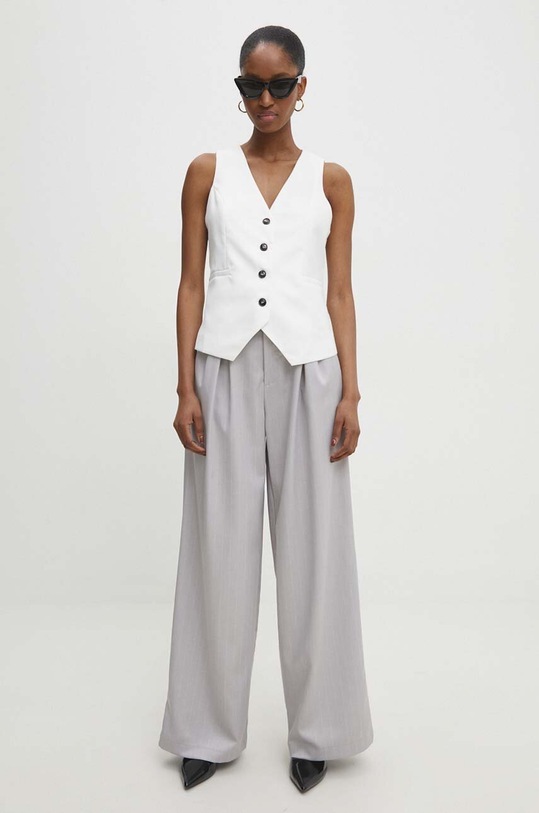 Answear Lab kamizelka MR20835.HWK biały WW24