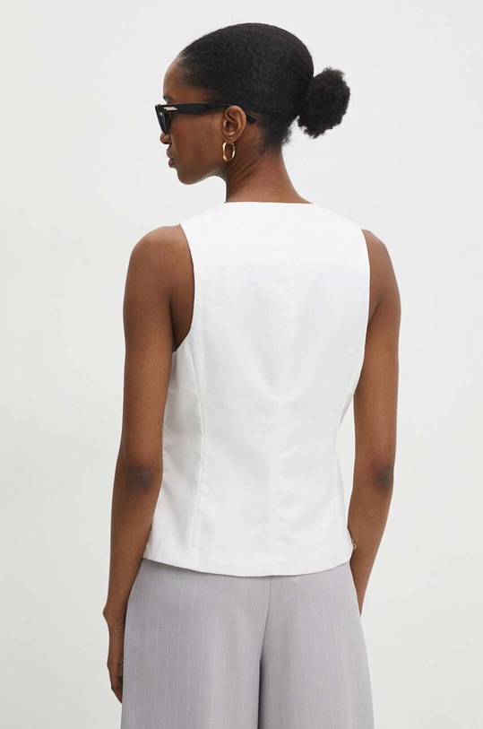 Odzież Answear Lab kamizelka MR20835.HWK biały