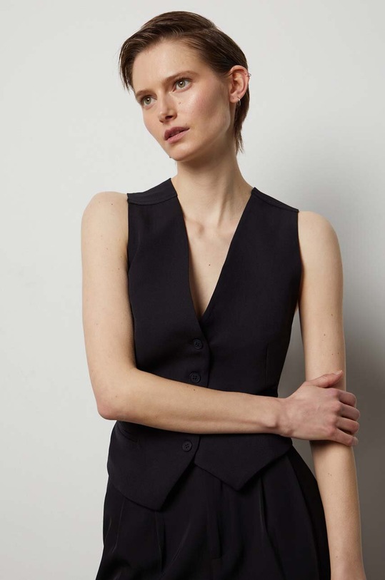 Odzież Answear Lab kamizelka 120457.tjs czarny