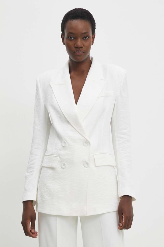 Oblečenie Sako Answear.LAB W24S.LF.130748.tjs biela