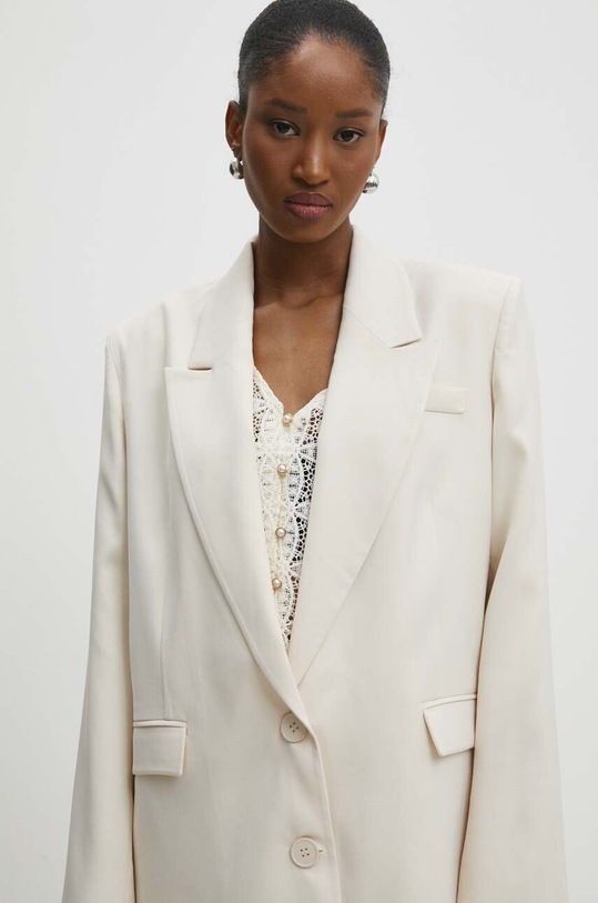 Answear Lab marynarka W24S.LF.130759.tjs beżowy