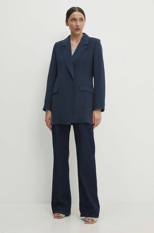 Пиджак Answear.LAB sng.kzd04u.tjs тёмно-синий WW24