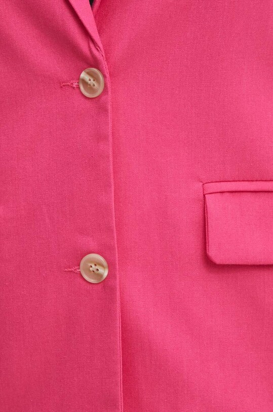 Answear.LAB marynarka z lnem 5251.fjs różowy