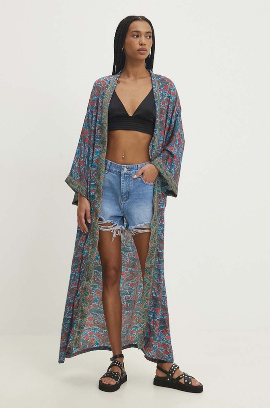 Answear Lab kimono 8.HWK niebieski WW24