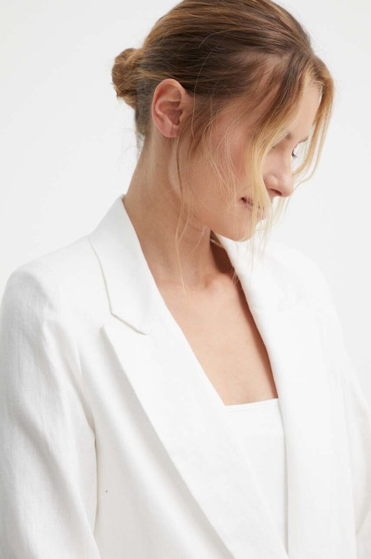 Answear Lab marynarka lniana biały v.2419.ijs