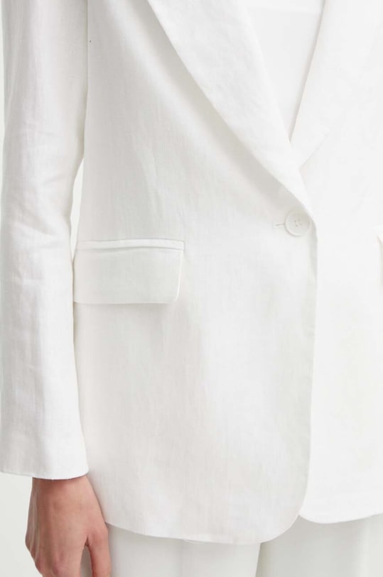 Answear Lab marynarka lniana v.2419.ijs biały