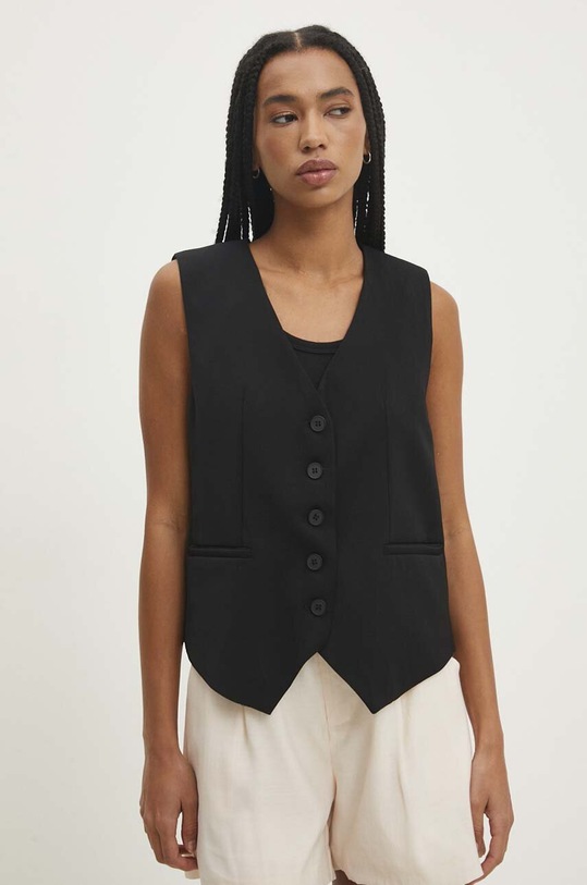 Answear Lab vesta cu captuseala negru 4956.iw