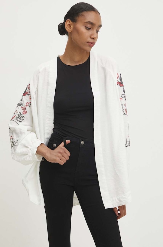 Odzież Answear Lab narzutka 33406.TWK biały