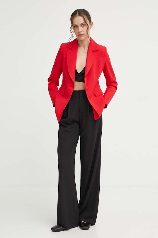Answear Lab marynarka tkanina czerwony 4491.TJS