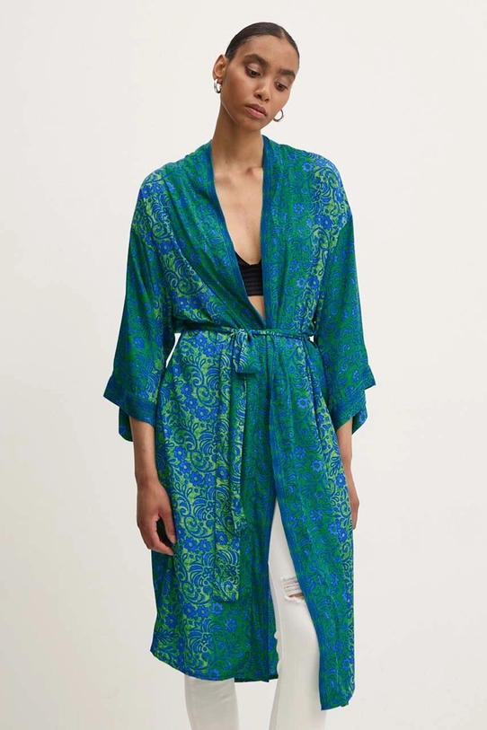 Answear Lab kimono zielony indie.p3003.fh