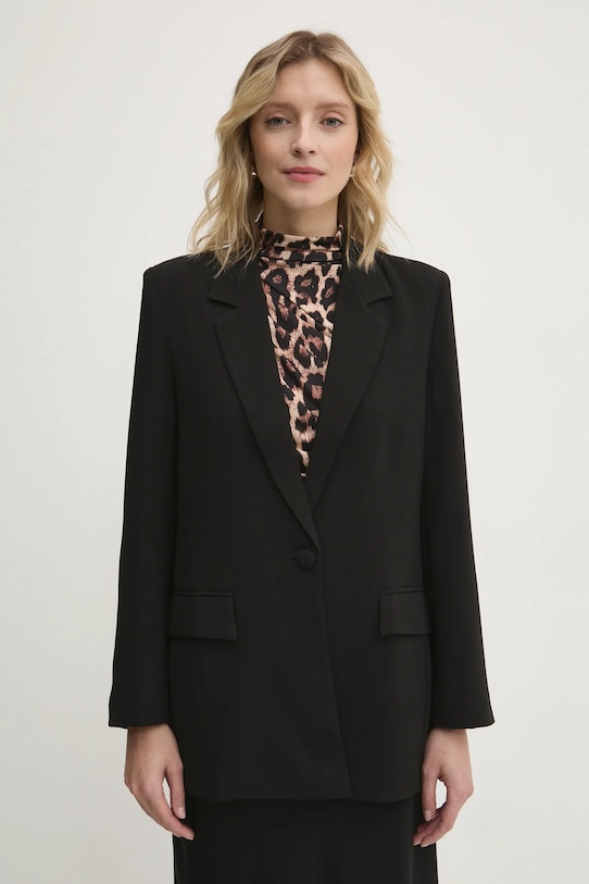 Answear.LAB marynarka tkanina czarny 971244.hms