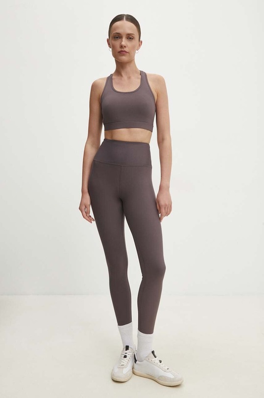 Answear Lab legginsy 2801.th brązowy WZ24