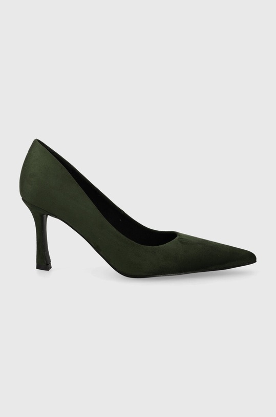 Answear Lab pantofi cu toc subțire verde M3671.HWK