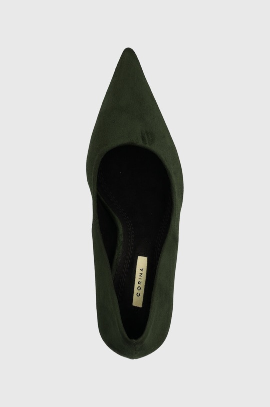 Answear Lab pantofi cu toc verde M3671.HWK