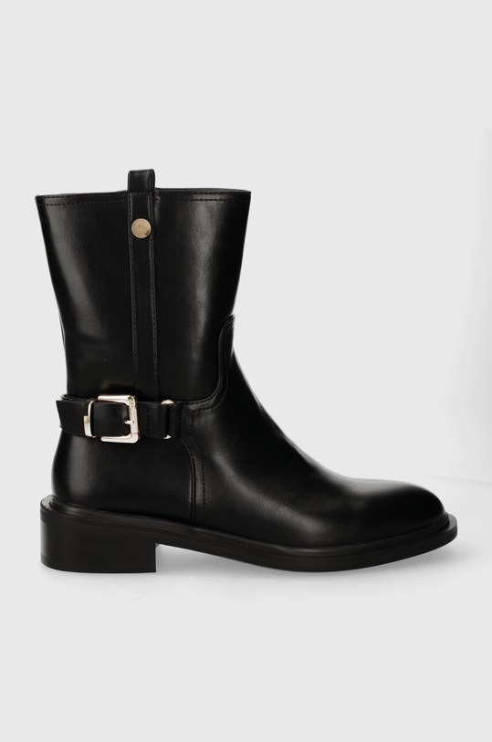 Answear.LAB botki syntetyczny czarny 52035.HWK