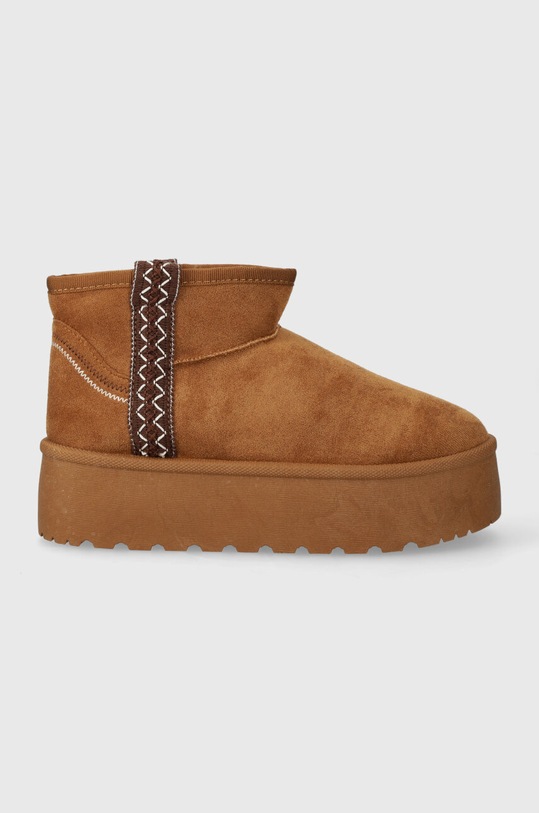 Answear Lab śniegowce imitacja zamszu brązowy P130.HWK