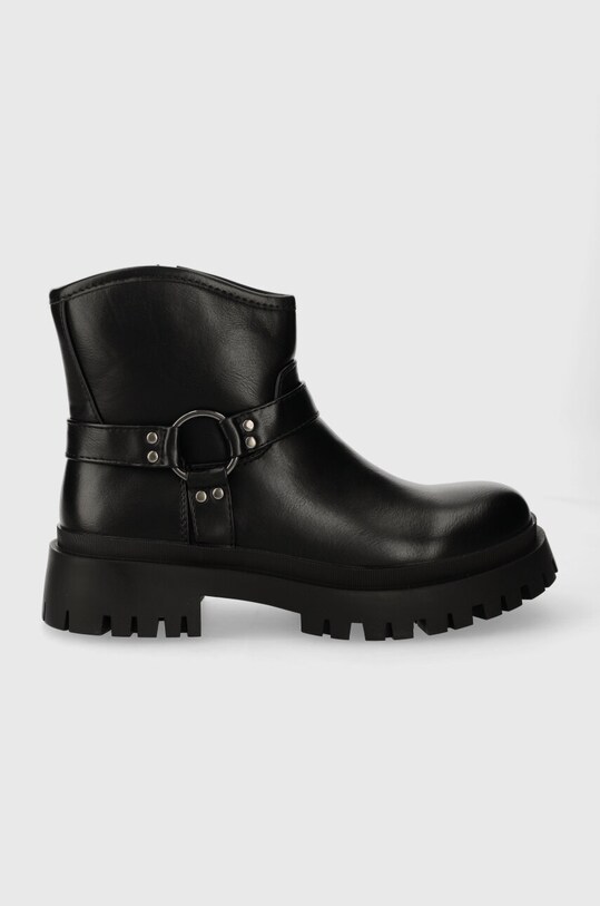 Answear Lab botine pana la 5 cm negru AX239.HWK