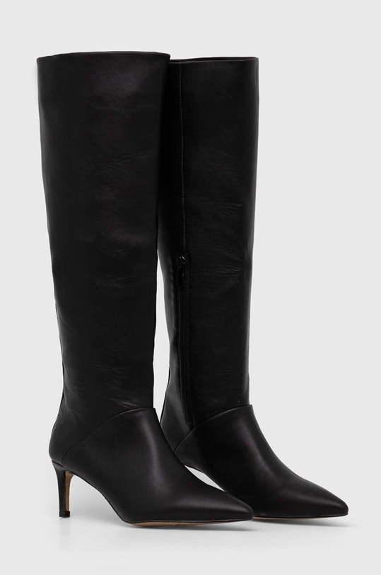 Vysoké čižmy Answear.LAB M2851.HWK čierna WW25
