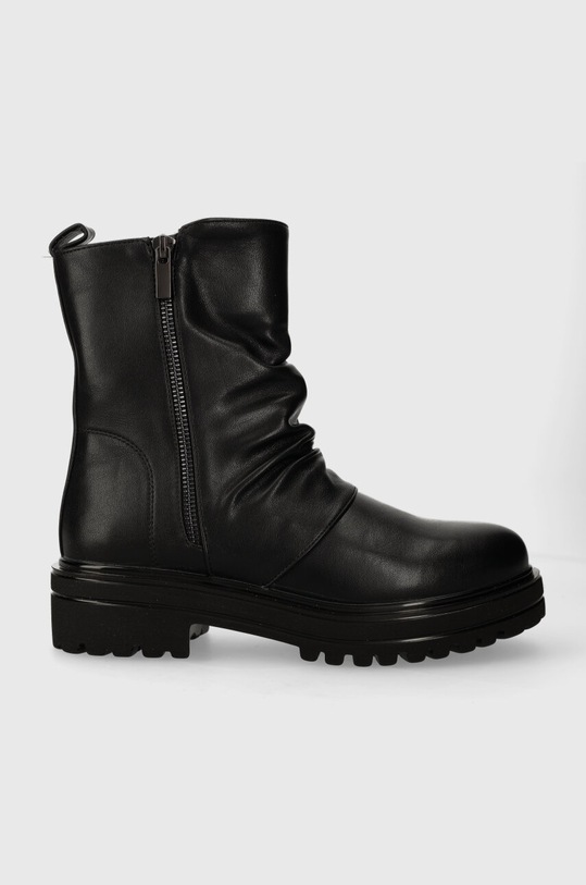 Answear Lab botki imitacja skóry licowej czarny rq80019.IKK
