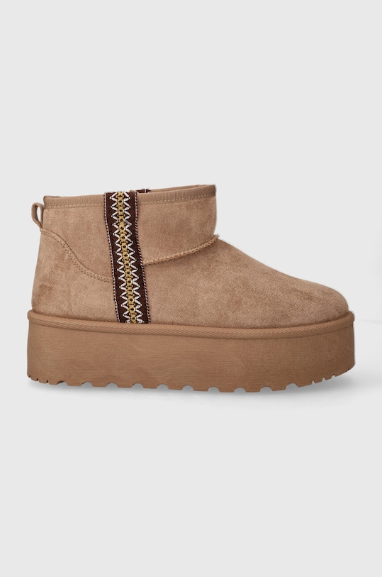 Answear Lab śniegowce brak zapięcia beżowy 9138.HWK