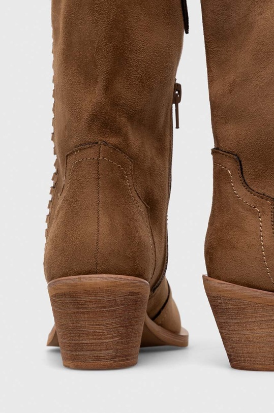 Obuwie Answear Lab kowbojki 4016.HWK brązowy